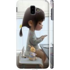 Чохол на Samsung Galaxy J6 Plus 2018 Мила дівчинка з зайчиком 4039m-1586