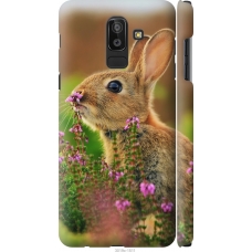 Чохол на Samsung Galaxy J8 2018 Кролик і квіти 3019m-1511