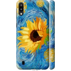 Чохол на Samsung Galaxy M10 Квіти жовто-блакитні 5308m-1661