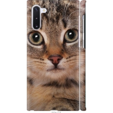 Чохол на Samsung Galaxy Note 10 Смугастий котик 2978m-1718