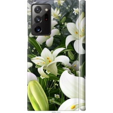 Чохол на Samsung Galaxy Note 20 Ultra Білі лілії 2686m-2051
