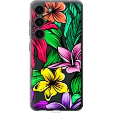 Чохол на Samsung Galaxy S23 Тропічні квіти 1 4753u-2907