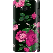Чохол на Samsung Galaxy S8 Plus Троянди на чорному фоні 2239m-817