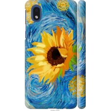 Чохол на Samsung Galaxy A01 Core A013F Квіти жовто-блакитні 5308m-2065