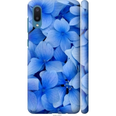 Чохол на Samsung Galaxy A02 A022G Сині квіти 526m-2260