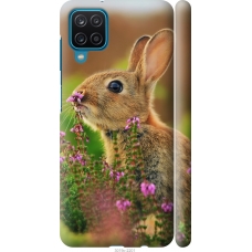 Чохол на Samsung Galaxy M12 M127F Кролик і квіти 3019m-2360