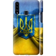 Чохол на Samsung Galaxy A20s A207F Прапор та герб України 375m-1775