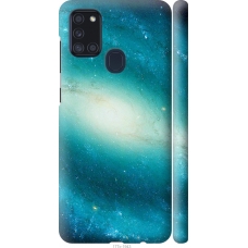 Чохол на Samsung Galaxy A21s A217F Блакитна галактика 177m-1943