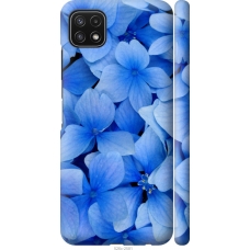 Чохол на Samsung Galaxy A22 5G A226B Сині квіти 526m-2581