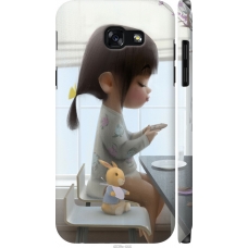 Чохол на Samsung Galaxy A5 (2017) Мила дівчинка з зайчиком 4039m-444