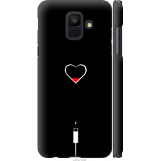 Чохол на Samsung Galaxy A6 2018 Підзарядка серця 4274m-1480