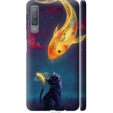 Чохол на Samsung Galaxy A7 (2018) A750F Сон кішки 3017m-1582