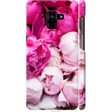 Чохол на Samsung Galaxy A8 Plus 2018 A730F Рожеві півонії 2747m-1345