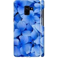 Чохол на Samsung Galaxy A8 Plus 2018 A730F Сині квіти 526m-1345
