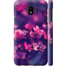 Чохол на Samsung Galaxy J4 2018 Пурпурні квіти 2719m-1487