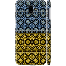 Чохол на Samsung Galaxy J6 Plus 2018 Жовто-блакитна вишиванка 1169m-1586