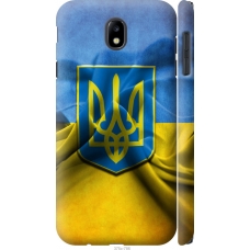 Чохол на Samsung Galaxy J7 J730 (2017) Прапор та герб України 375m-786