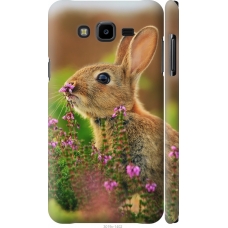Чохол на Samsung Galaxy J7 Neo J701F Кролик і квіти 3019m-1402