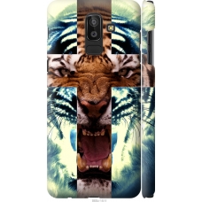 Чохол на Samsung Galaxy J8 2018 Злий тигр 866m-1511