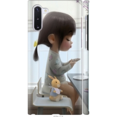 Чохол на Samsung Galaxy Note 10 Мила дівчинка з зайчиком 4039m-1718