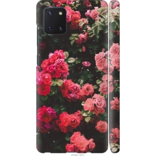 Чохол на Samsung Galaxy Note 10 Lite Кущ з трояндами 2729m-1872