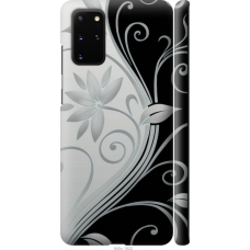 Чохол на Samsung Galaxy S20 Plus Квіти на чорно-білому фоні 840m-1822