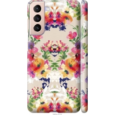Чохол на Samsung Galaxy S21 Квітковий візерунок 1083m-2114