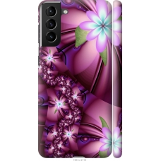 Чохол на Samsung Galaxy S21 Plus Квіткова мозаїка 1961m-2115