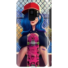 Чохол на Samsung Galaxy S9 Прикольна дівчинка зі скейтбордом 4038m-1355