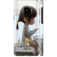 Чохол на Samsung Galaxy S9 Мила дівчинка з зайчиком 4039m-1355