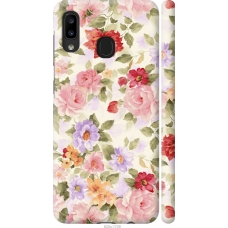 Чохол на Samsung Galaxy A20e A202F Квіткові шпалери 820m-1709