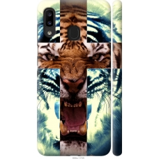 Чохол на Samsung Galaxy A20e A202F Злий тигр 866m-1709