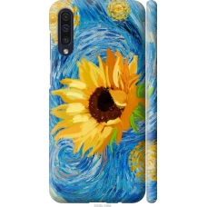 Чохол на Samsung Galaxy A30s A307F Квіти жовто-блакитні 5308m-1804