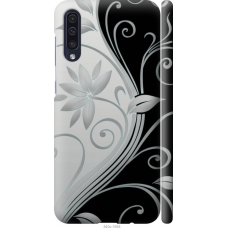 Чохол на Samsung Galaxy A30s A307F Квіти на чорно-білому фоні 840m-1804