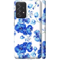 Чохол на Samsung Galaxy A52 Блакитні орхідеї 4406m-2251