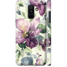 Чохол на Samsung Galaxy A6 Plus 2018 Квіти аквареллю 2237m-1495