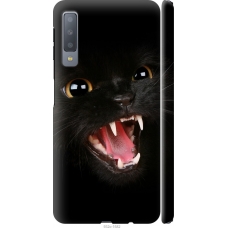 Чохол на Samsung Galaxy A7 (2018) A750F Чорна кішка 932m-1582