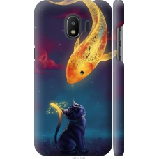 Чохол на Samsung Galaxy J2 2018 Сон кішки 3017m-1351