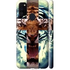 Чохол на Samsung Galaxy M21 M215F Злий тигр 866m-2016