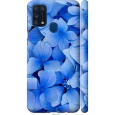 Чохол на Samsung Galaxy M31 M315F Сині квіти 526m-1907