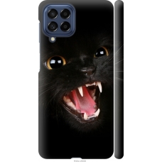 Чохол на Samsung Galaxy M53 M536B Чорна кішка 932m-2608