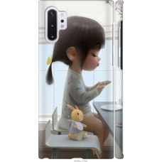 Чохол на Samsung Galaxy Note 10 Plus Мила дівчинка з зайчиком 4039m-1756