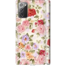 Чохол на Samsung Galaxy Note 20 Квіткові шпалери 820m-2036