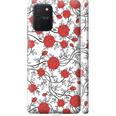 Чохол на Samsung Galaxy S10 Lite 2020 Червоні троянди на білому фоні 1060m-1851