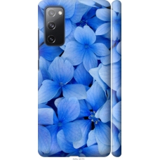 Чохол на Samsung Galaxy S20 FE G780F Сині квіти 526m-2075