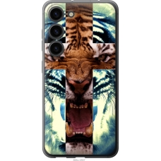 Чохол на Samsung Galaxy S23 Злий тигр 866u-2907