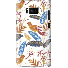 Чохол на Samsung Galaxy S8 Plus Птахи в тропіках 4413m-817