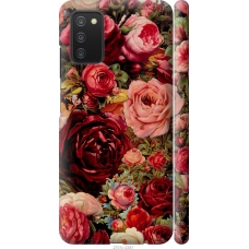 Чохол на Samsung Galaxy A03s A037F Квітучі троянди 2701m-2381
