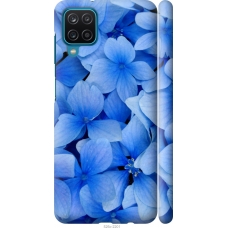 Чохол на Samsung Galaxy A12 A125F Сині квіти 526m-2201