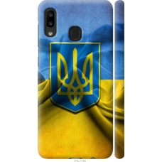 Чохол на Samsung Galaxy A20e A202F Прапор та герб України 375m-1709